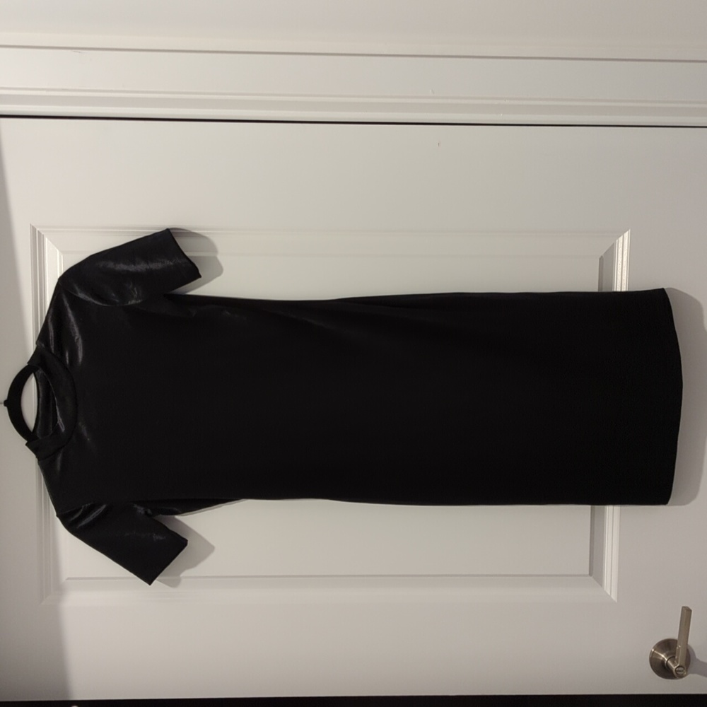 Zara Black Velvet Dress